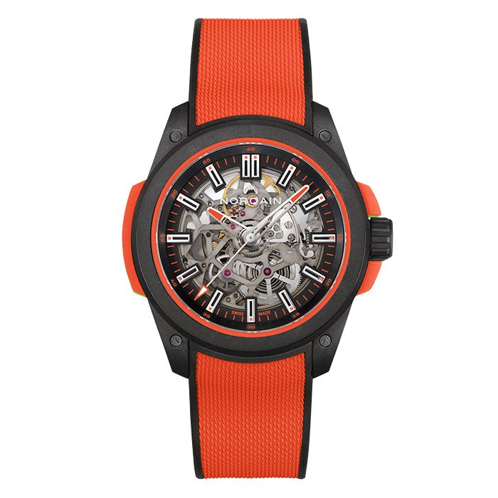 Norqain Independence Wild One Skeleton 42mm Coral Red- N3000.07Q31.B13.R01