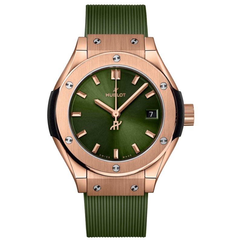 Hublot Classic Fusion King Gold Green 33mm - 581.OX.8980.RX
