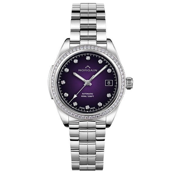 Norqain Adventure Sport 37mm Purple Gradient Steel Stainless Steel Strap Watch - N1800.08S11.P01.S01
