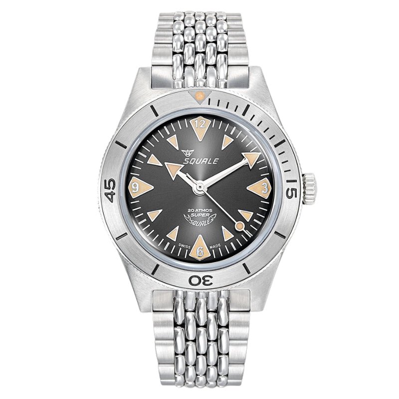 Squale Super-Squale Black Sunray Dial Big Arrows - SUPERSSABK.AC