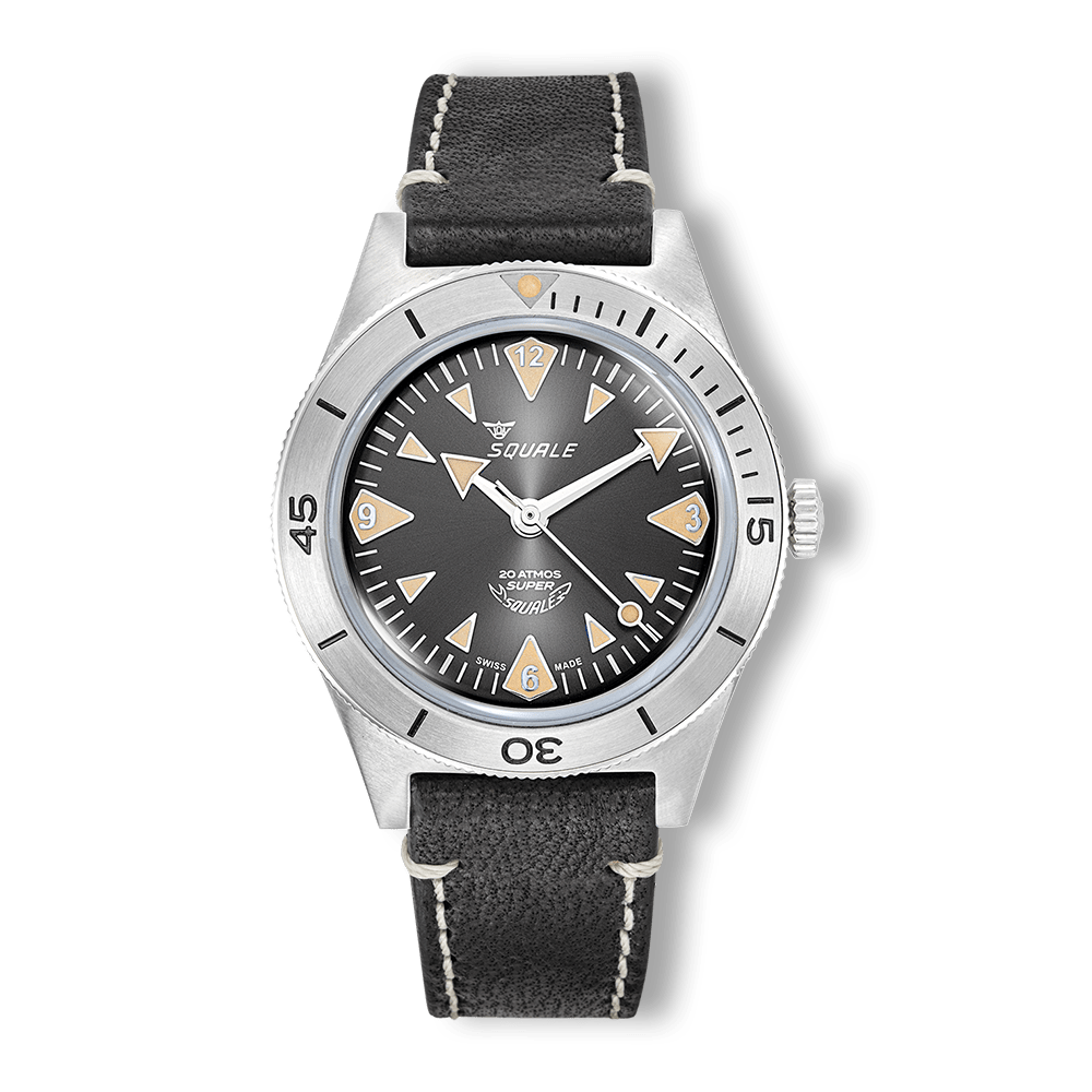 Squale Super-Squale Black Sunray Dial Big Arrows - SUPERSSABK.PN