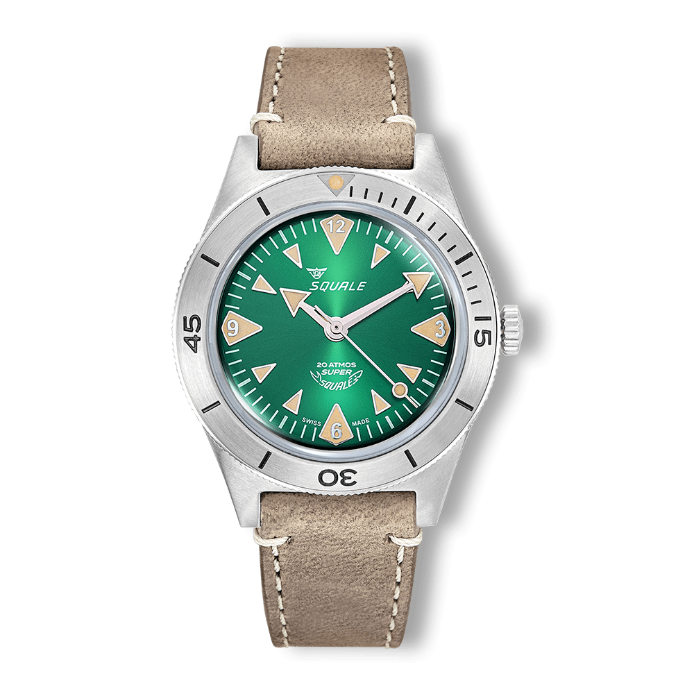 Squale Super-Squale Green Sunray Dial Big Arrows - SUPERSSAGR.PTO