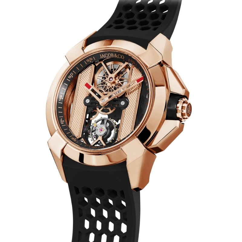 Jacob & Co. Epic X Bridges 18K Rose Gold Skeleton Dial - EX120.43.AB.AB.ABRUA