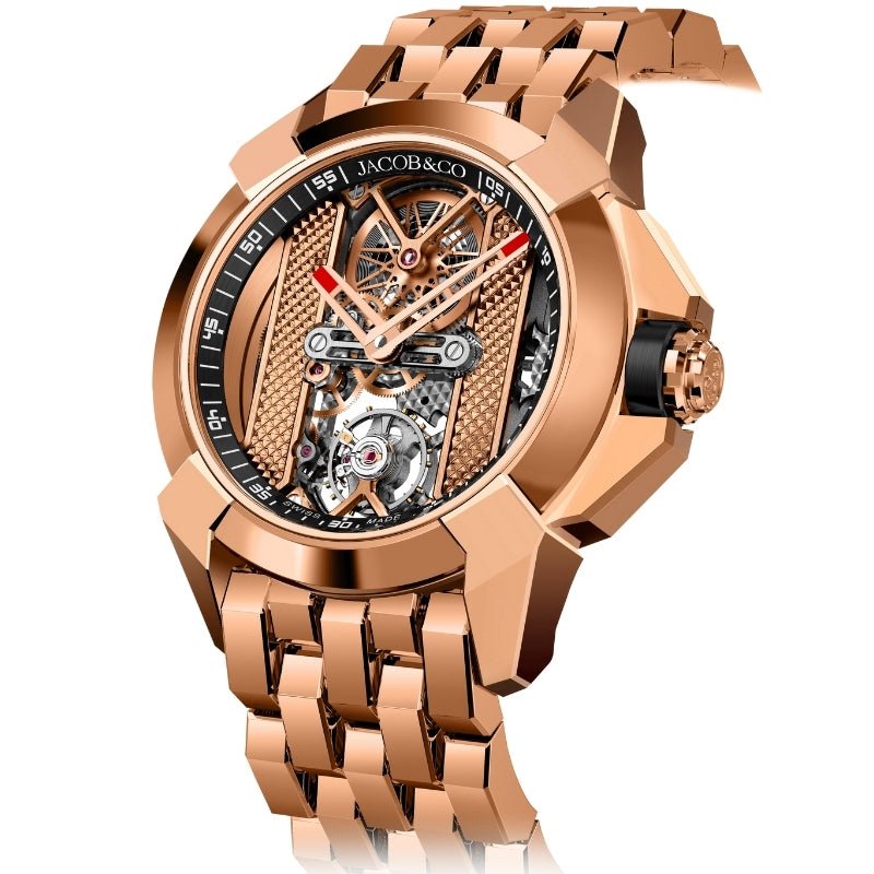 Jacob & Co. Epic X Bridges 18K Rose Gold Skeleton Dial - EX120.43.AB.AB.A40AA