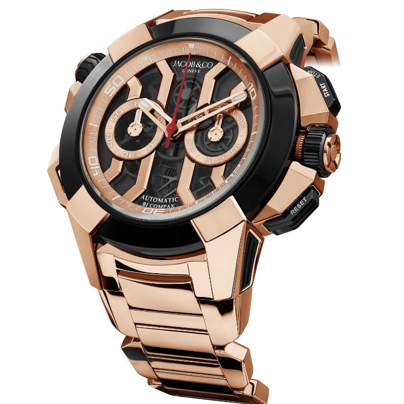 Jacob & Co. Epic X Chrono 47mm Rose Gold and Black Ceramic  - EC311.42.PD.BN.A40AA