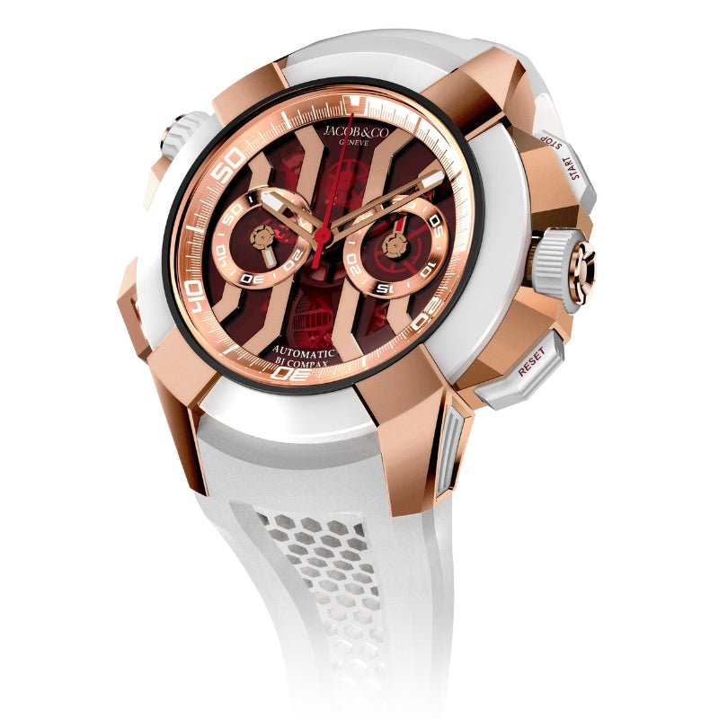 Jacob & Co. Epic X Chrono 47mm Rose Gold and Ceramic - EC312.42.PB.RN.A