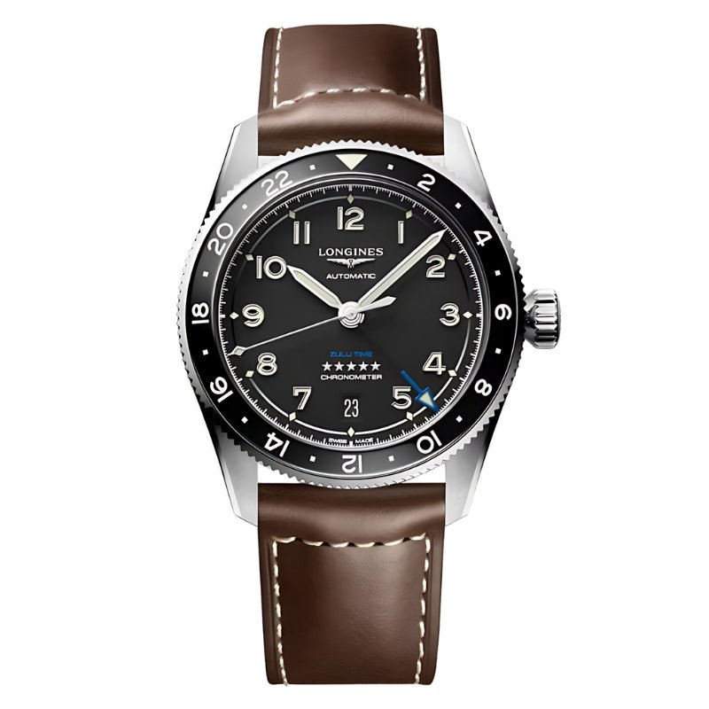 Longines Spirit Zulu Time Black GMT 42mm - L3.812.4.53.2
