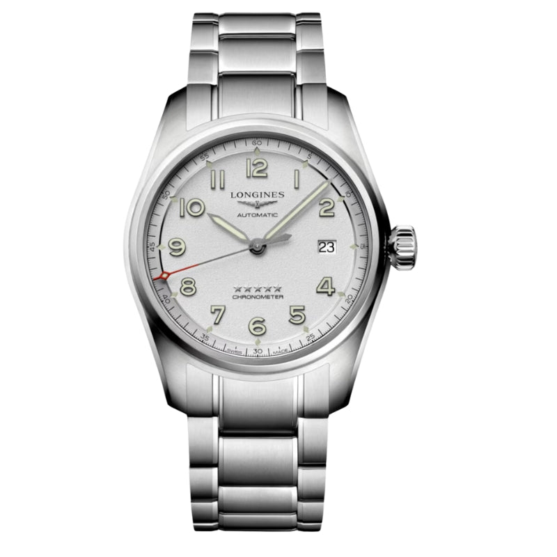 Longines Spirit Stainless Steel Silver Dial 42mm - L3.811.4.73.6