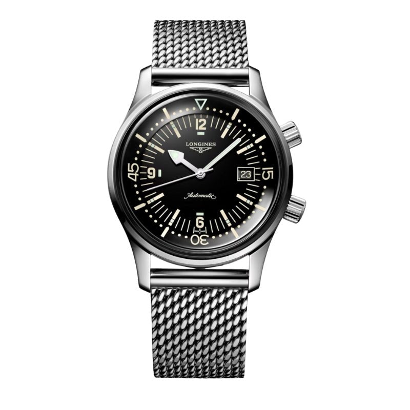 Longines Legend Diver Black Dial 42mm - L3.774.4.50.6