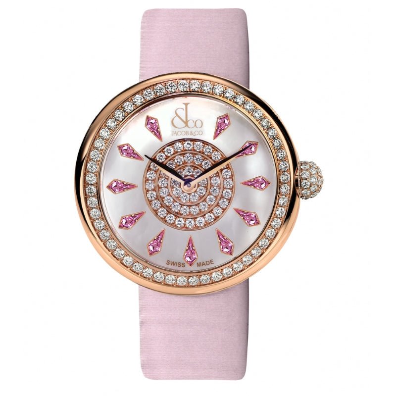 Jacob & Co. Brilliant Pink Sapphires in Rose Gold - BQ020.40.RO.KC.A