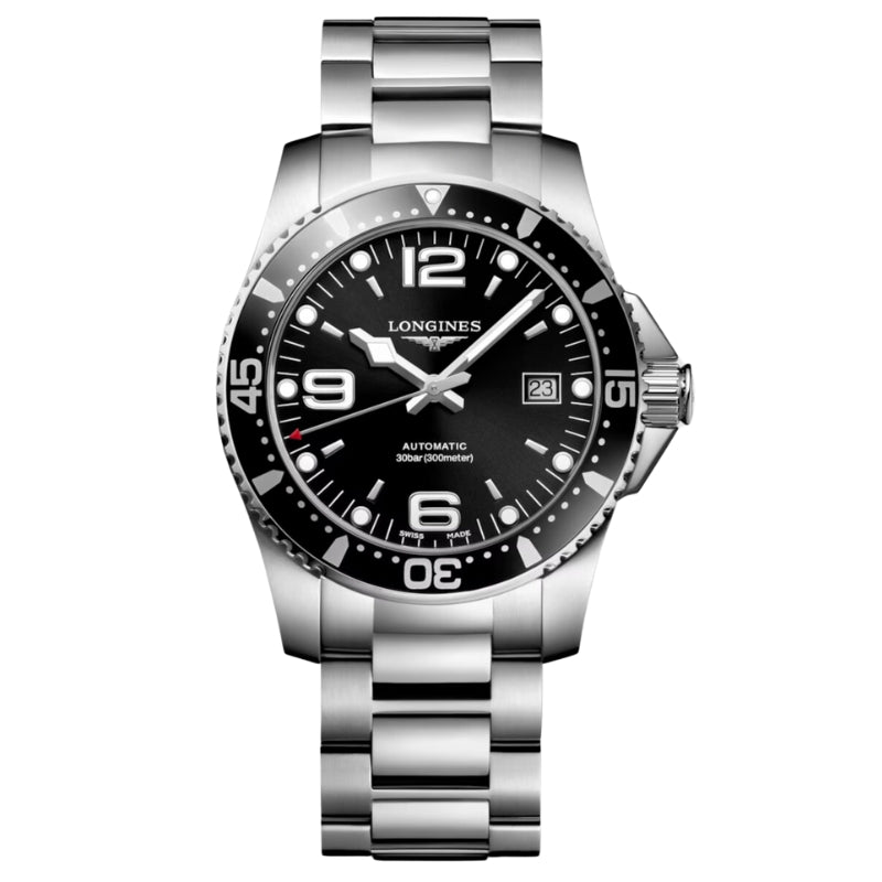 Longines Hydroconquest Black Dial 41mm - L3.742.4.56.6