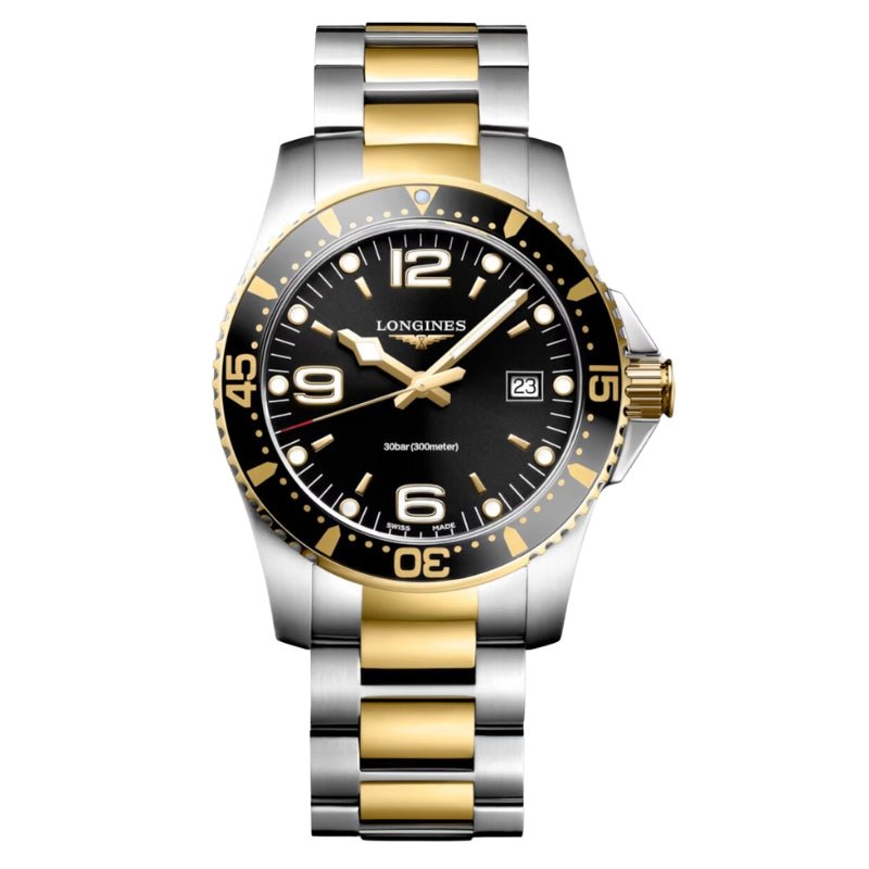 Longines Hydroconquest Two-Tone 41mm Stainless Steel Quartz - L3.740.3.56.7