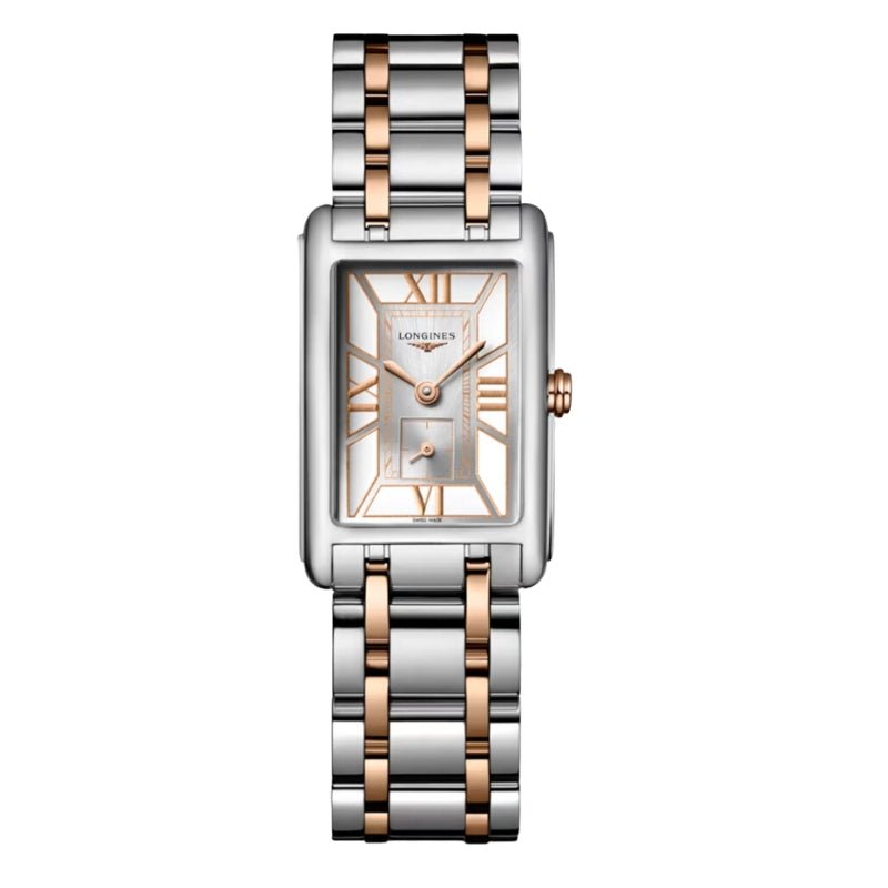 Longines Dolcevita Two-Tone Stainless Steel & 18K Rose Gold on Bracelet - L5.512.5.75.7