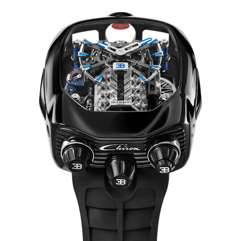 Jacob & Co. Bugatti Chiron Tourbillon Black Titanium - BU200.21.AE.AB.A