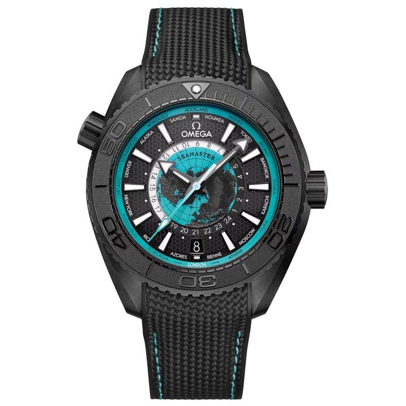 Omega Seamaster Planet Ocean 600M 45.5mm Black Ceramic Turquoise - 215.92.46.22.01.006