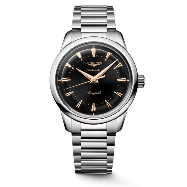 Longines Conquest Heritage Black Dial 38mm - L1.649.4.52.6