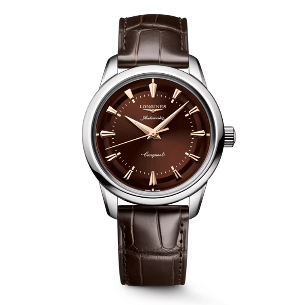 Longines Conquest Heritage Brown Dial 40mm - L1.650.4.62.2