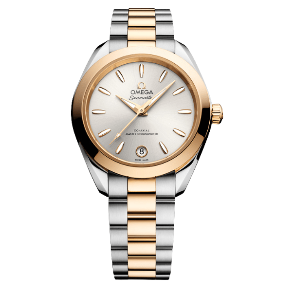 Omega Seamaster Aqua Terra 30mm Two-Tone Silver Dial - 220.20.30.20.02.001