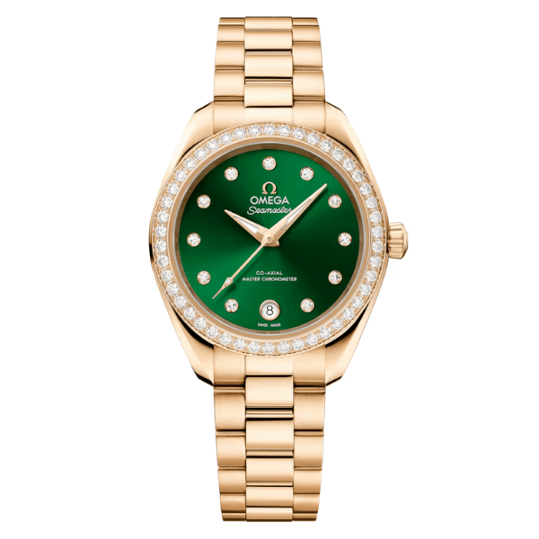 Omega Seamaster Aqua Terra 30mm Green Dial Moonshine Gold - 220.55.30.20.60.001