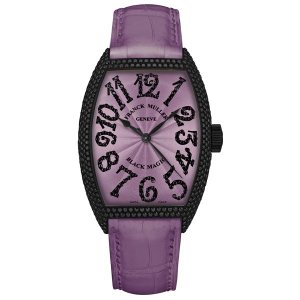 Franck Muller Ladies Cintree Curvex Black Magic - 5850SCDBLKMAGICWGPR