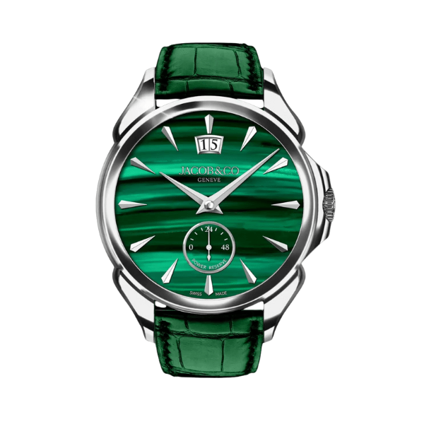 Jacob & Co. Palatial Classic Malachite Green on Strap - PC400.10.AA.AC.A