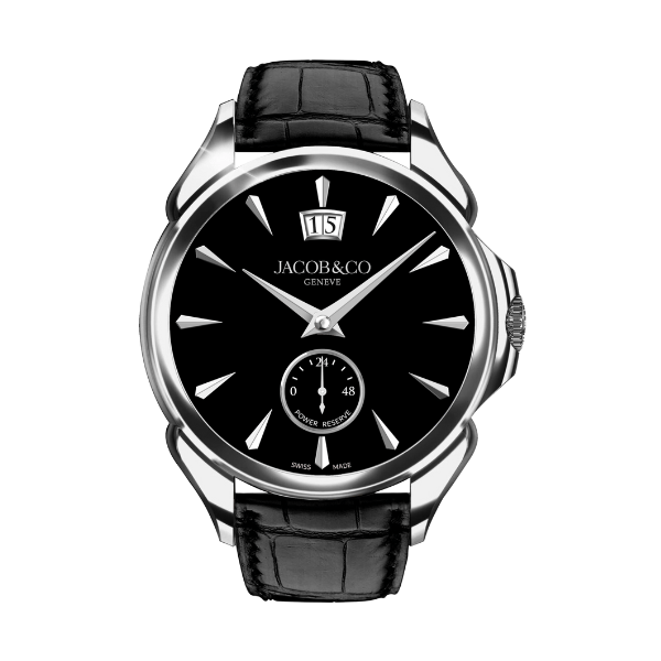 Jacob & Co. Palatial Classic Black Onyx on Strap - PC400.10.AA.AE.A