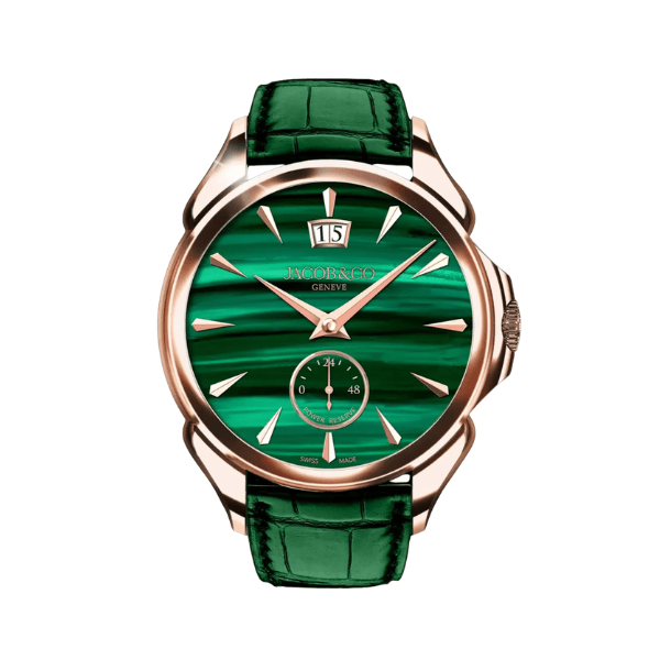 Jacob & Co. Palatial Classic Rose Gold Malachite Green on Strap - PC400.40.AA.AA.A