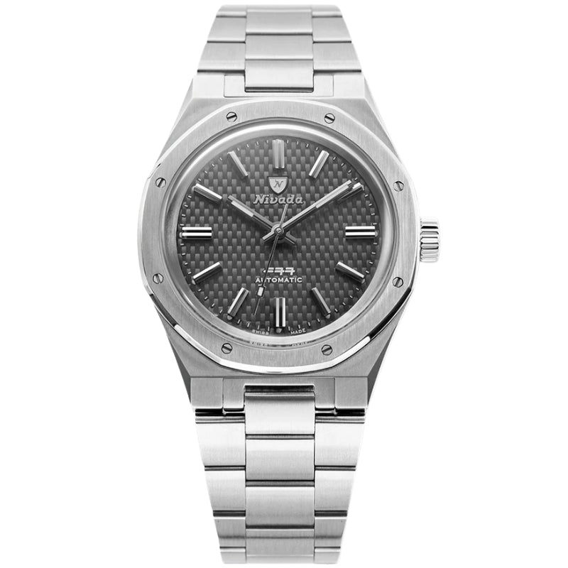 Nivada Grenchen F77 Titanium Anthracite Dial - 68006A77