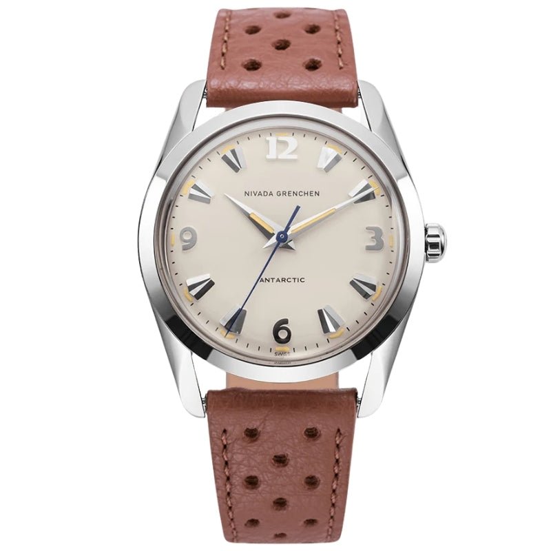 Nivada Grenchen Antarctic 35mm Eggshell Beige Luminova - 35001M41