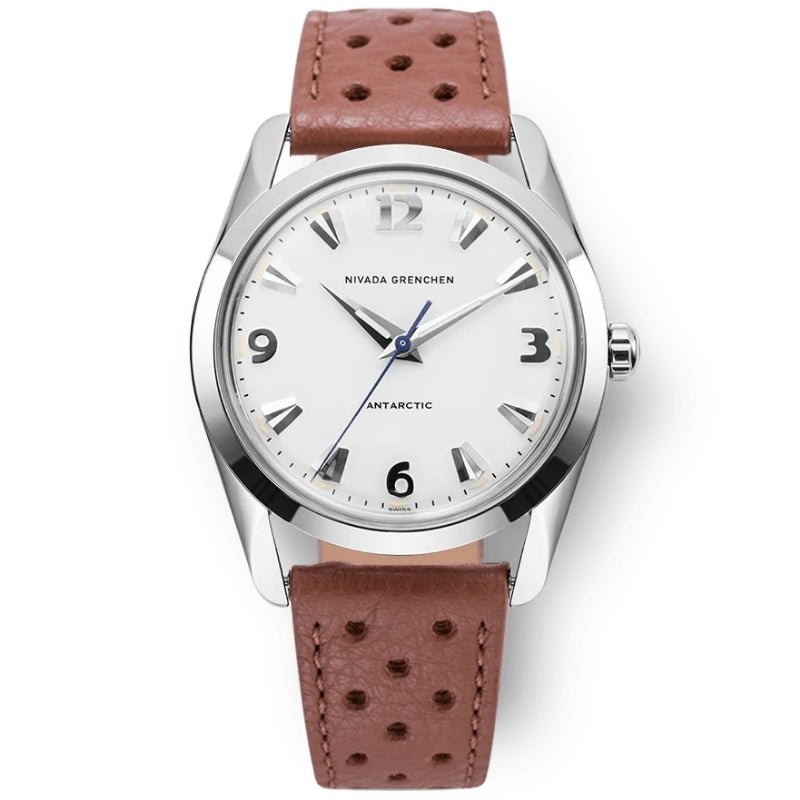 Nivada Grenchen Antarctic 35mm White Luminova - 35005M41
