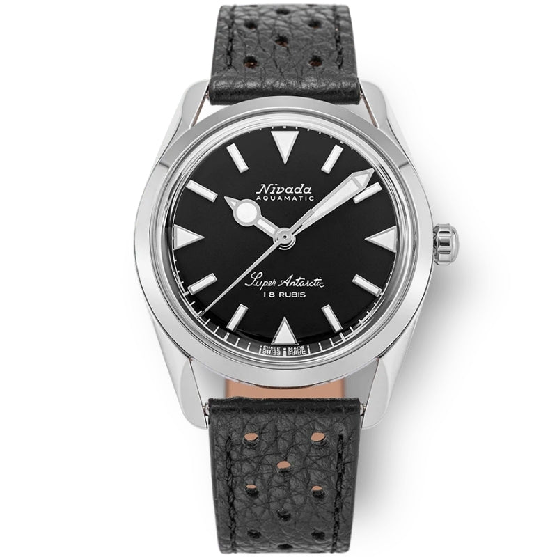 Nivada Grenchen Super Antarctic 35mm - White Luminova - 35014M40