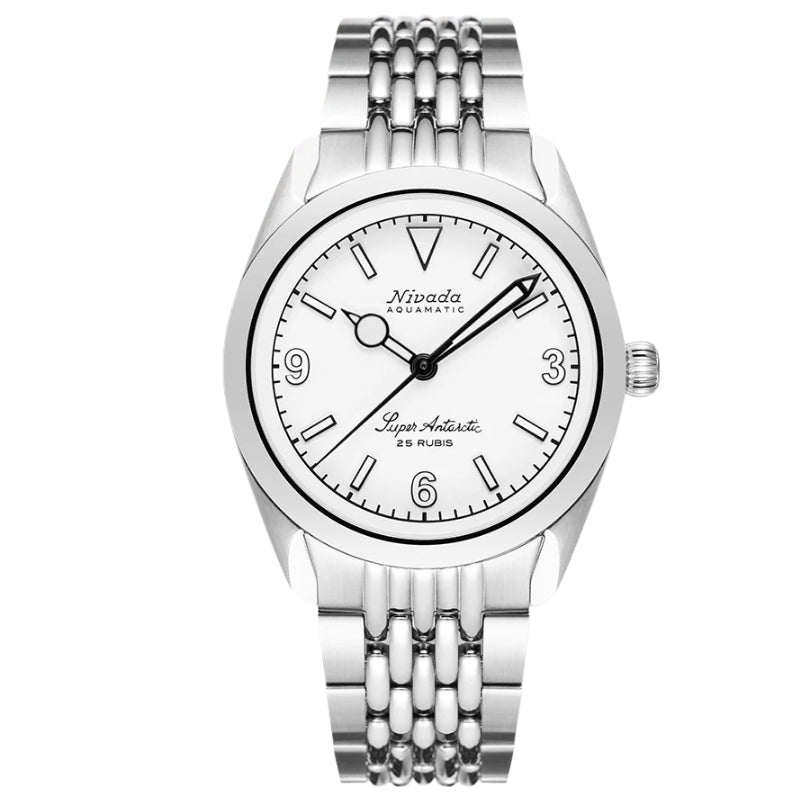 Nivada Grenchen Super Antarctic White 3.6.9 - White Luminova - 32067A04