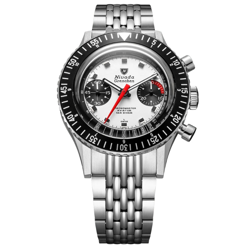 Nivada Grenchen Chronomaster Panda 41mm - 85241M04