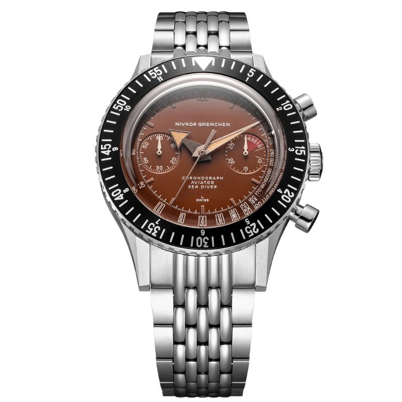 Nivada Grenchen Chronomaster Tropical Broad Arrow 41mm - 85141M04