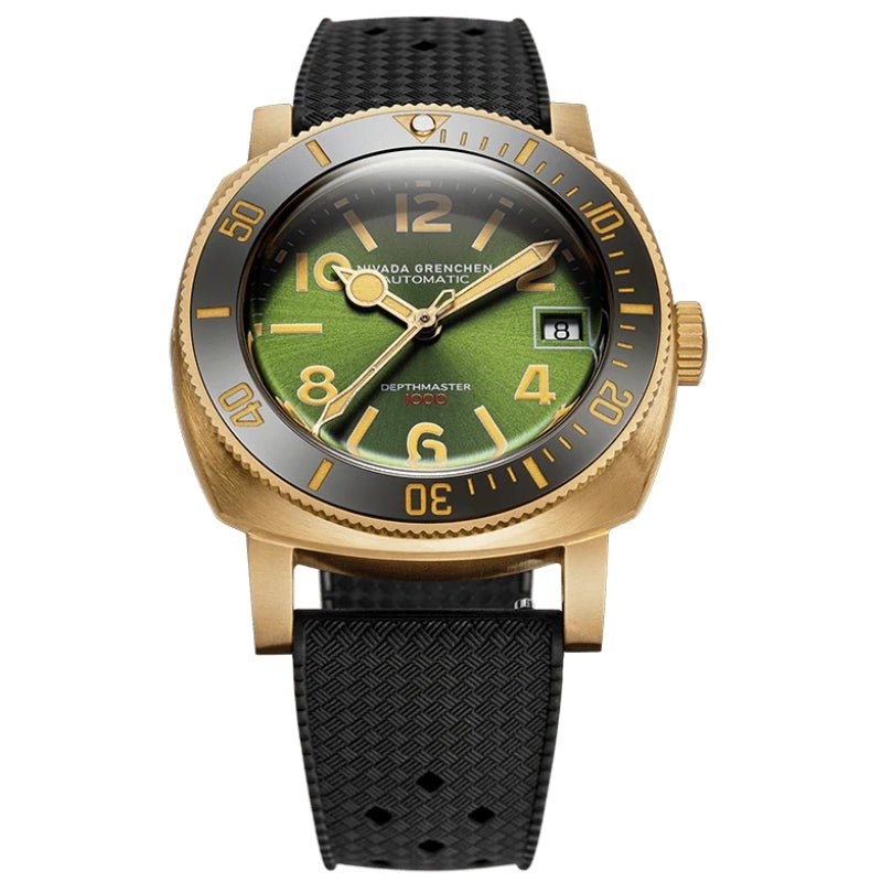 Nivada Grenchen Depthmaster Bronze Green 39mm - 14132A01