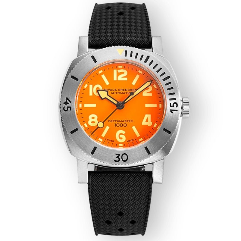 SOLD OUT - Nivada Grenchen Orange Depthmaster 39mm - 14127A01
