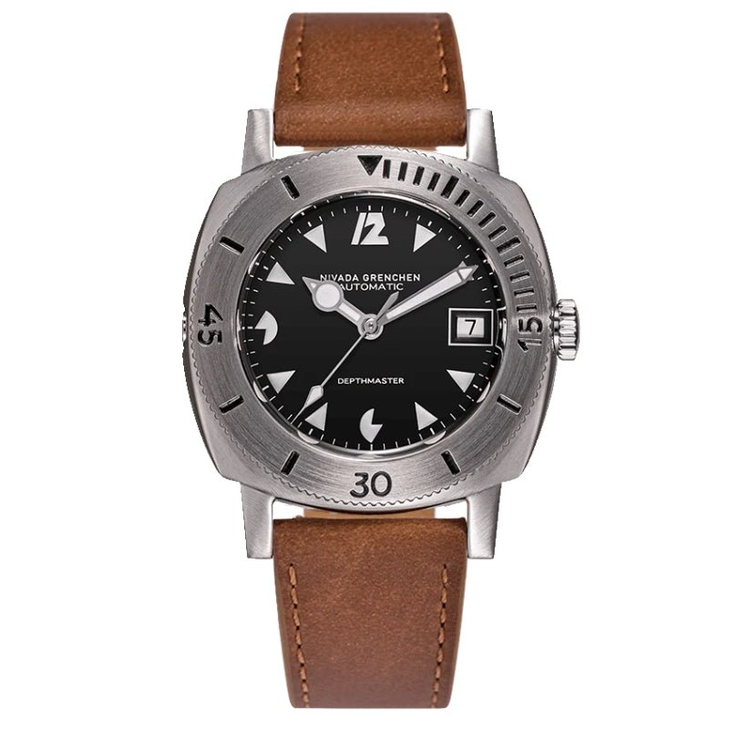 Nivada Grenchen White Pacman Date Depthmaster 39mm - 14104A02