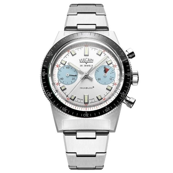 Vulcain Skindiver Chronograph Ice Blue Limited Edition on Bracelet - 590176BL7.BHM286