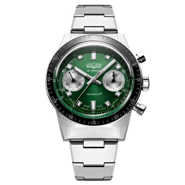 Vulcain Skindiver Chronograph Green Limited Edition on Bracelet - 590176BK7.BHM286