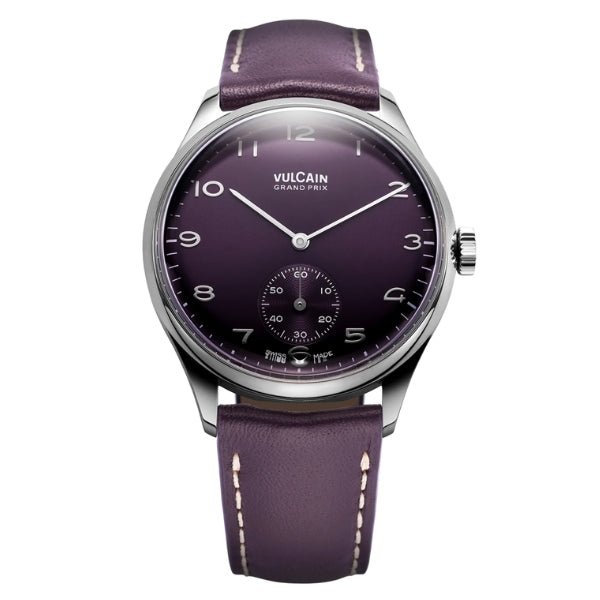 Vulcain Grand Prix Small Second Purple on Leather Strap - 690175AN0.BAC257