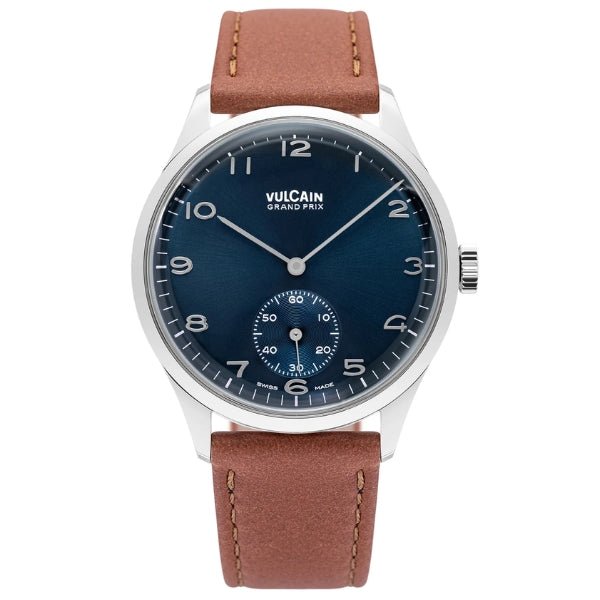 Vulcain Grand Prix Small Second Blue on Leather Strap - 690175A30.BAC251