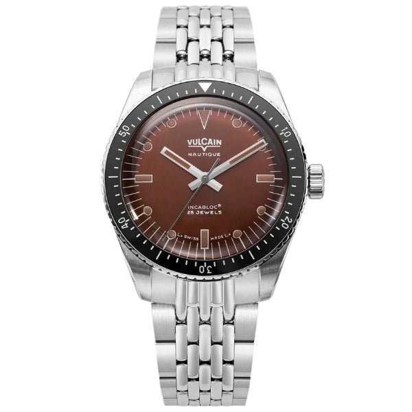 Vulcain Skindiver Nautique Brown on Bracelet - 660170A47.BHM286