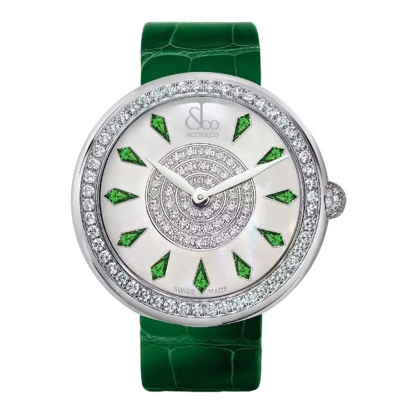 Jacob & Co. Brilliant Tsavorites in Stainless Steel - BQ020.10.RO.KD.A