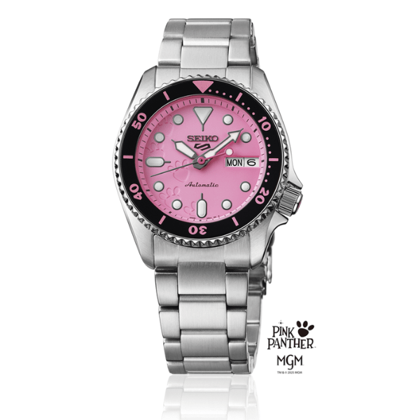 Seiko 5 Sports SKX Pink Panther Watch - SRPM07