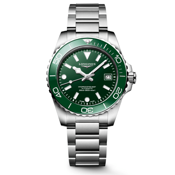 (Pre-Order) Longines Hydroconquest Green Dial 39mm - L3.779.4.06.6