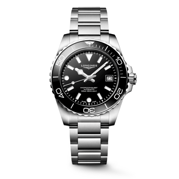 (Pre-Order) Longines Hydroconquest Black Dial 42mm -  L3.788.4.56.6