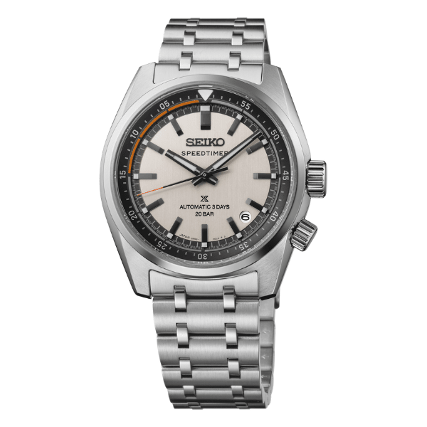 Seiko Prospex Speedtimer Mechanical Silver Dial - SPB513