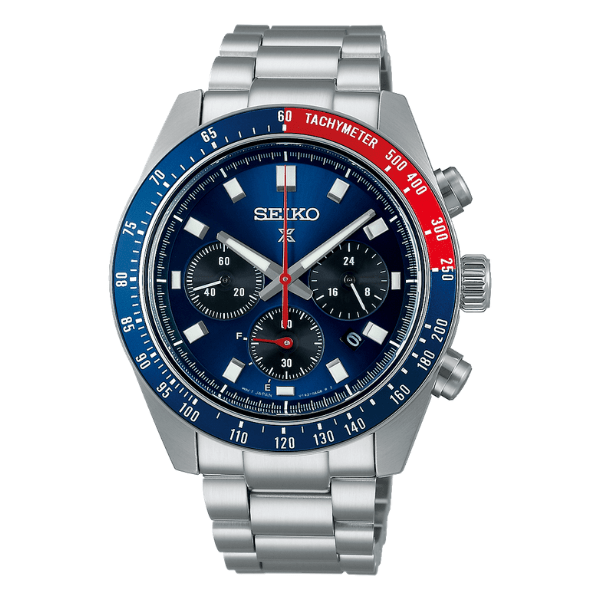 Seiko Prospex Speedtimer Solar Chronograph Blue Dial - SSC913