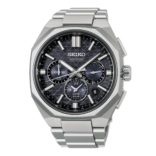 Seiko Astron GPS Solar Chronograph Black - HAB002