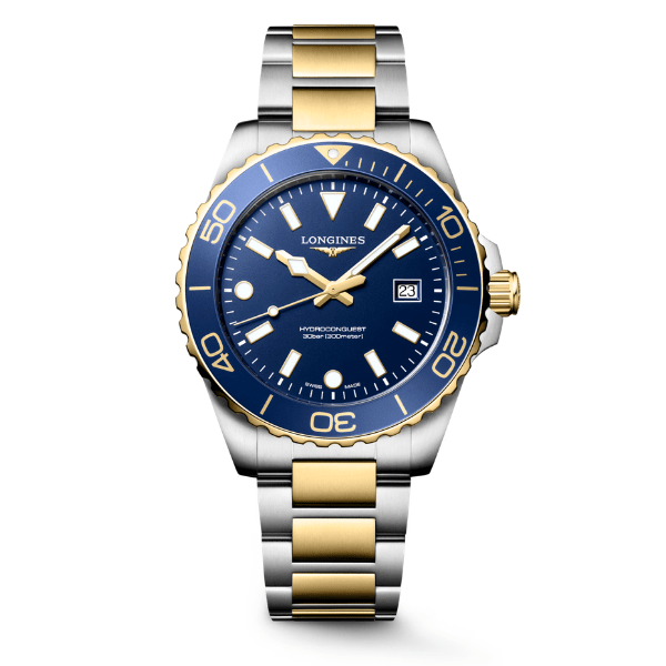 Longines Hydroconquest Two-Tone Blue Dial 42mm - L3.769.3.96.7
